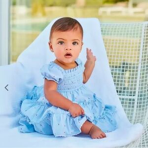 Janie and Jacky Baby Cherry Smocked Dress